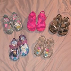 Toddler Girl Size 8 Shoe Lot